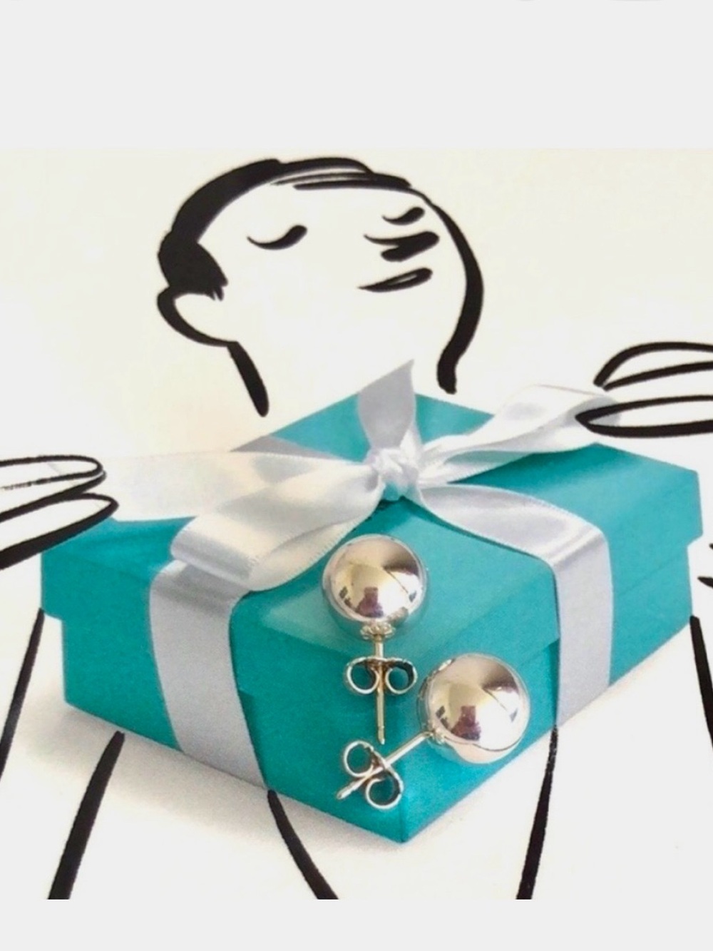 10mm Tiffany & Co. Hardware Bead Earrings / Retired